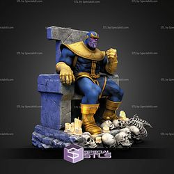 Thanos on Skull Throne 1-6 STL Files