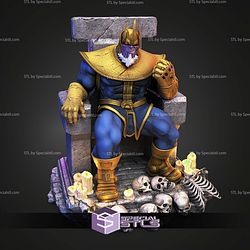 Thanos on Skull Throne 1-6 STL Files