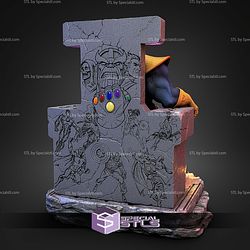 Thanos on Skull Throne 1-6 STL Files