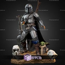 The Mandalorian New Diorama 1-6 STL Files