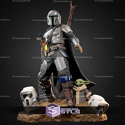 The Mandalorian New Diorama 1-6 STL Files