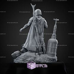 The Mandalorian New Diorama 1-6 STL Files