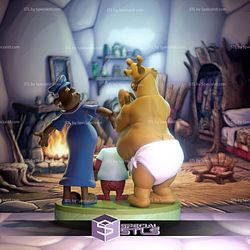 Three Bears Looney Tunes STL Files