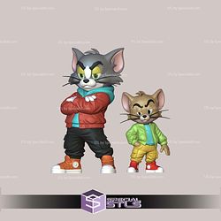 Tom and Jerry Urban Vibes Basic STL Files