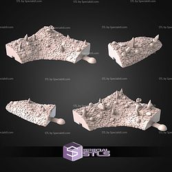 Treasure Terrain Set STL Miniatures