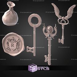 Treasure Terrain Set STL Miniatures