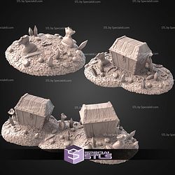 Treasure Terrain Set STL Miniatures