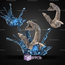 Tundra Terrain Set STL Miniatures