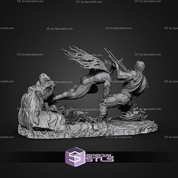 Wolverine Battle Punisher 1-6 STL Files