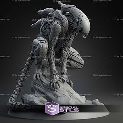 Xenoborg Xenomorph Robot STL Files