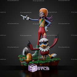 Yolei and Hawkmon Digimon STL Files