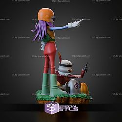 Yolei and Hawkmon Digimon STL Files