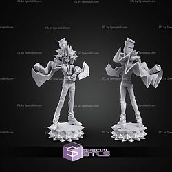 Yugi Muto Yugioh 223mm STL Files