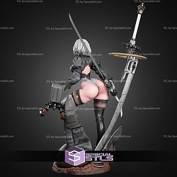 2B and Weapon Nier Automata 298mm STL Files