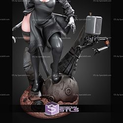 2B and Weapon Nier Automata 298mm STL Files