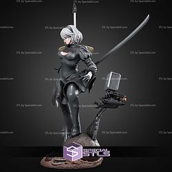 2B and Weapon Nier Automata 298mm STL Files