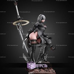 2B and Weapon Nier Automata 298mm STL Files