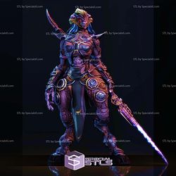 Alien Girl Xeno Fanart STL Files