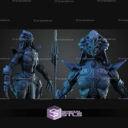Alien Girl Xeno Fanart STL Files