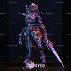 Alien Girl Xeno Fanart STL Files