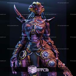 Alien Girl Xeno Fanart STL Files