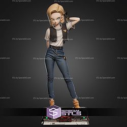 Android 18 230mm STL Files