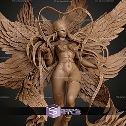Angewomon Digimon 250mm ALT STL Files