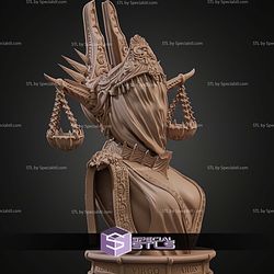 Atropos the third Moirai Bust STL Files