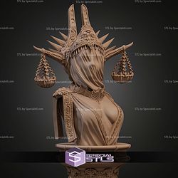 Atropos the third Moirai Bust STL Files