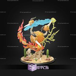Basic Pokemon Collection Doduo Dodrio STL Files