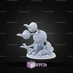 Basic Pokemon Collection Doduo Dodrio STL Files