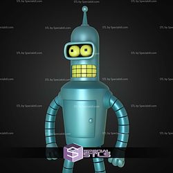 Bender Cartoon 85mm STL Files