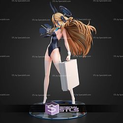 Bunny Toki Asuma Machine Gun 285mm STL Files