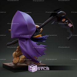 Chibi Scythe Girl 108mm STL Files