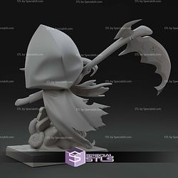 Chibi Scythe Girl 108mm STL Files