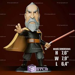 Chibi STL Collection Count Dooku