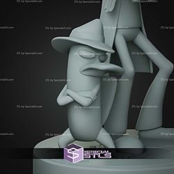 Chibi STL Collection Perry and Dr Doof