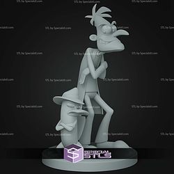 Chibi STL Collection Perry and Dr Doof