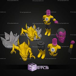 Chibi STL Collection Sinestro