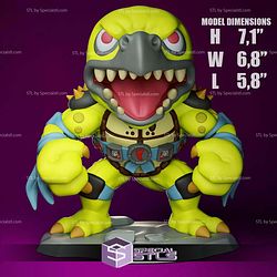 Chibi STL Collection Tokka TMNT