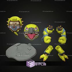 Chibi STL Collection Tokka TMNT