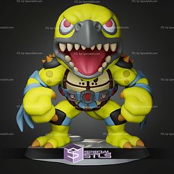 Chibi STL Collection Tokka TMNT