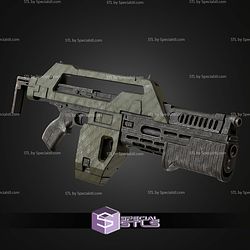 Cosplay STL Files Aliens M41A Pulse Rifle