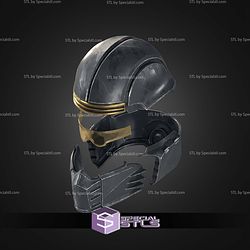 Cosplay STL Files Hell Divers 2 Sanactioner Helmet
