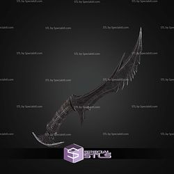 Cosplay STL Files Skyrim Daedric Dagger