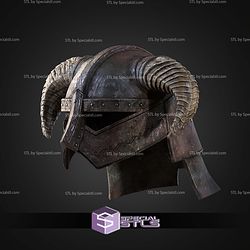 Cosplay STL Files Skyrim Iron Helmet