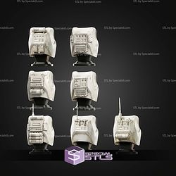 Custom 1-12 Figure STL Clone Trooper Backplate