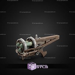Custom 1-12 Figure STL Wookiee Guided Rocket Launcher