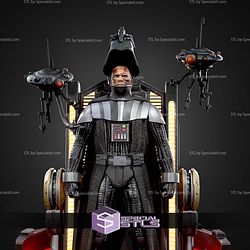 Darth Vader on Death Star STL Files