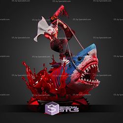 Denji and Beam Blood 280mm STL Files